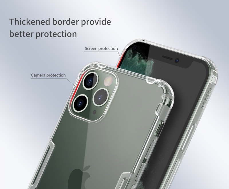 Ốp Lưng iPhone 12 Pro Max Dẻo trong suốt hiệu Nillkin với diện mạo siêu mỏng, gọn nhẹ sẽ giúp bạn có cảm giác nhẹ dàng khi cầm trên tay, bên cạnh đó việc ôm sát thân máy bảo vệ tuyệt đối các góc cạnh của máy không bị trầy ...